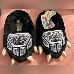 Marvel Black Panther Boys' Lighted Slippers size youth 2-3